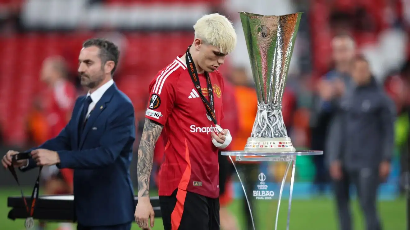 Man Utd boss Amorim tells Garnacho to 'find a new club' 1 Man Utd winger Alejandro Garnacho glances dejected after squandering the Europa League final