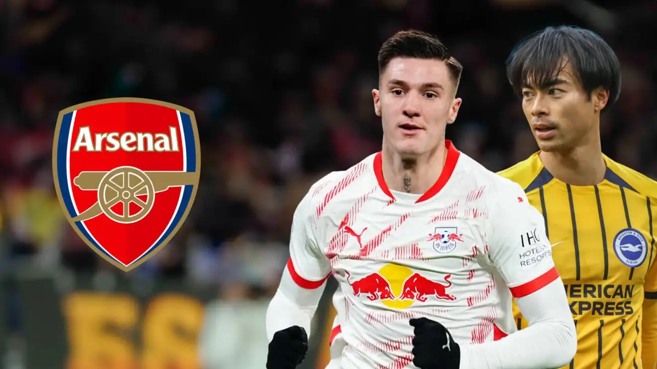 Arsenal make 'very serious offer' of £84m for striker as Berta 'adds' PL winger to 'list' 1 Guy Utd transfer targets Benjamin Sesko and Kaoru Mitoma