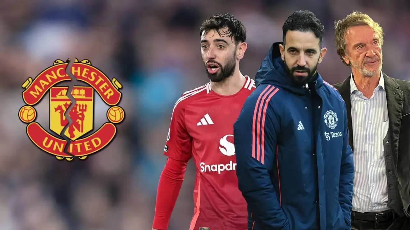 Ratcliffe 'risks fallout' with 'seething' Amorim as Man Utd owner is 'willing to sell' Fernandes 1 Male Utd trio Bruno Fernandes, Ruben Amorim and Sir Jim Ratcliffe