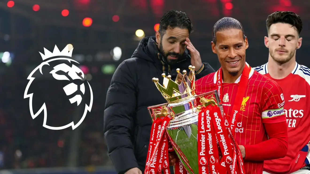 Premier League tickets loophole sees fans get opening-day seats early 1 Ruben Amorim, Virgil van Dijk and Declan Rice.