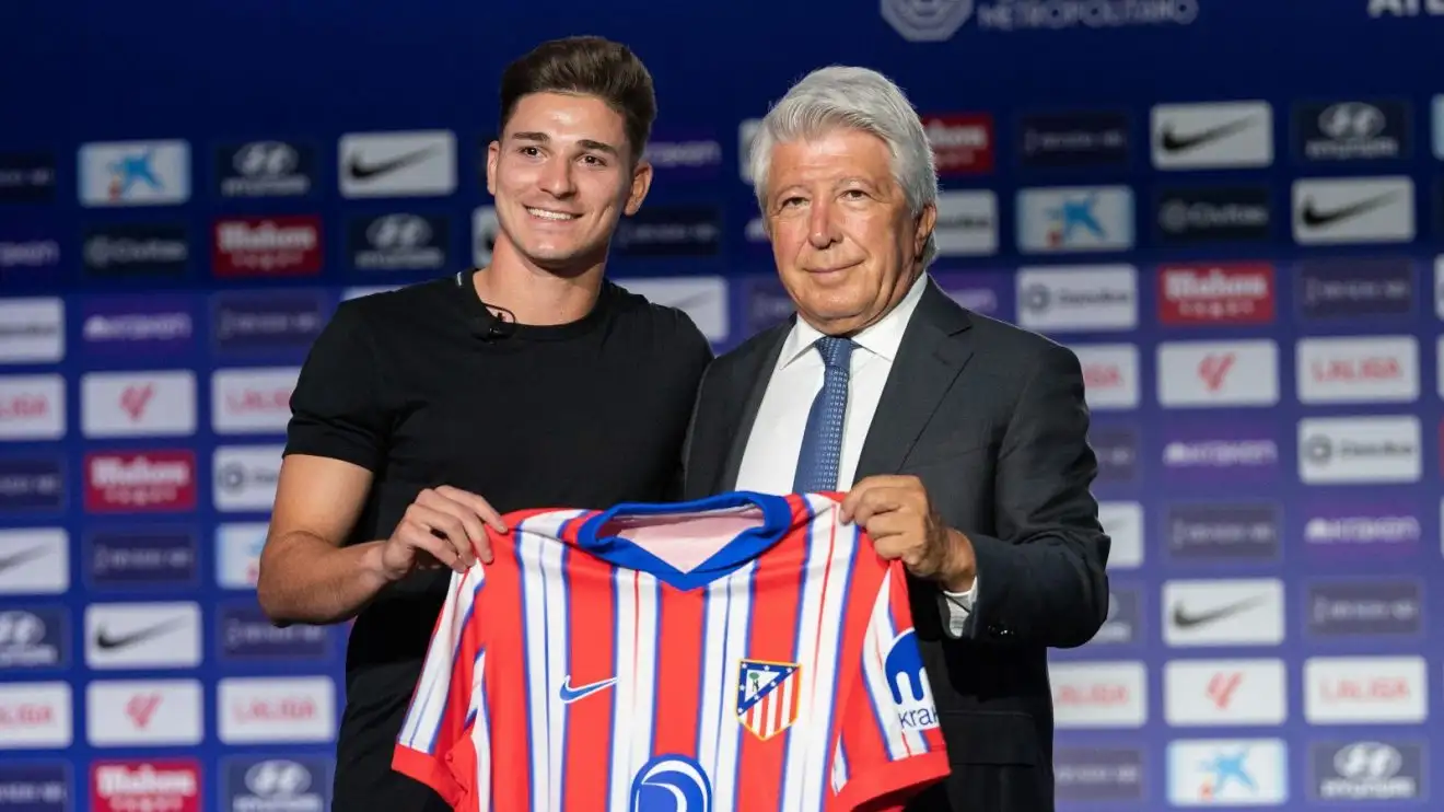 Arsenal and Liverpool target Julian Alvarez via Atletico Madrid president Enrique Cerezo