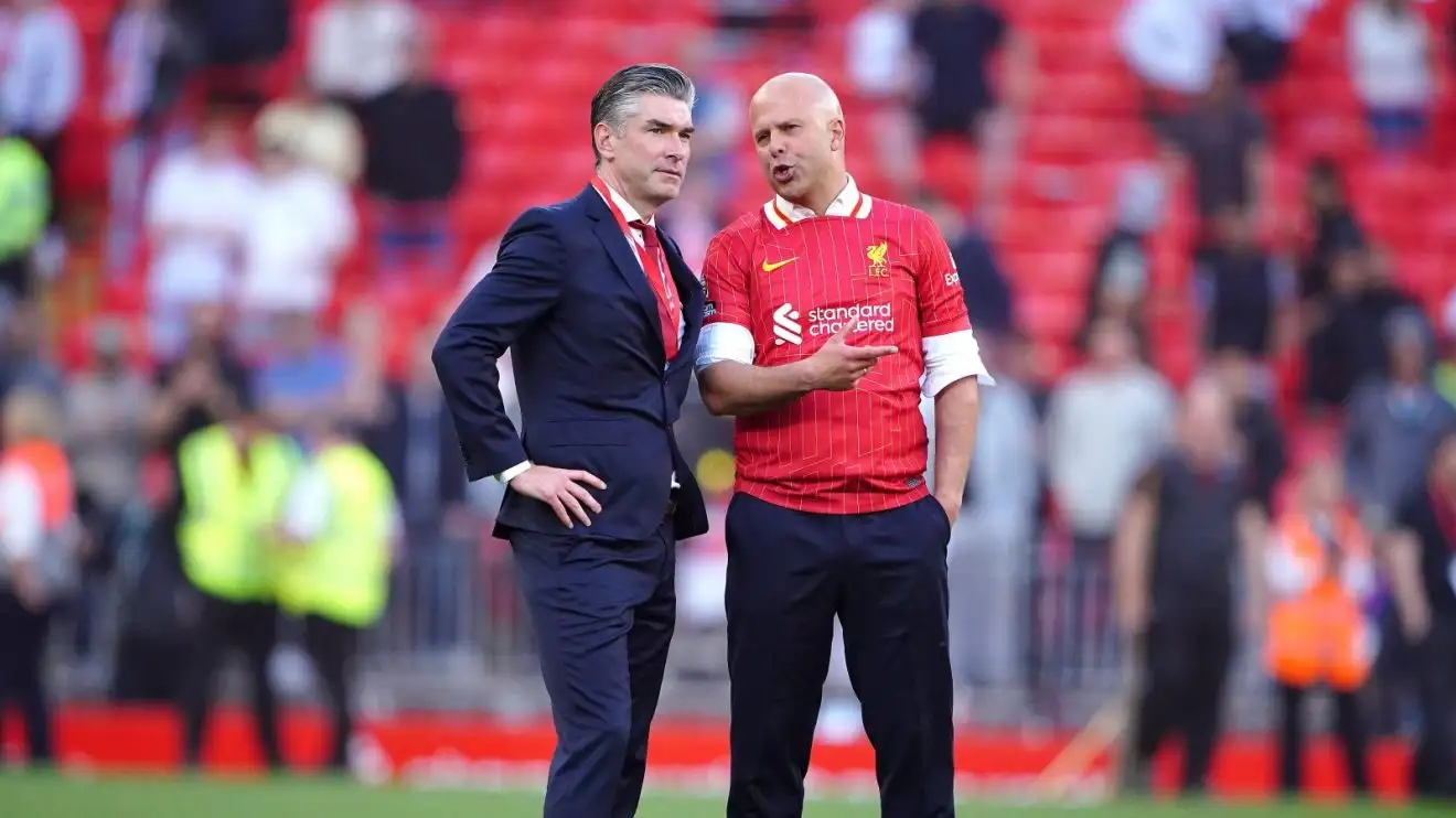 Liverpool submit 'significant offer' to sign Barcelona star as Chelsea 'making' Guehi bid amid key 'advantage' 1 Liverpool duo Arne Port and Richard Hughes