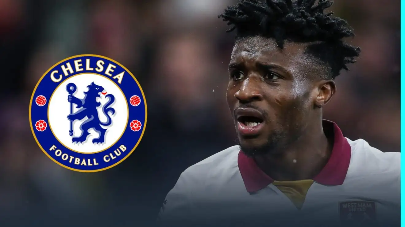 Chelsea 'offered' West Ham star as Potter eyes shock £76m sale 1 Mohammed Kudus with the Chelsea badge