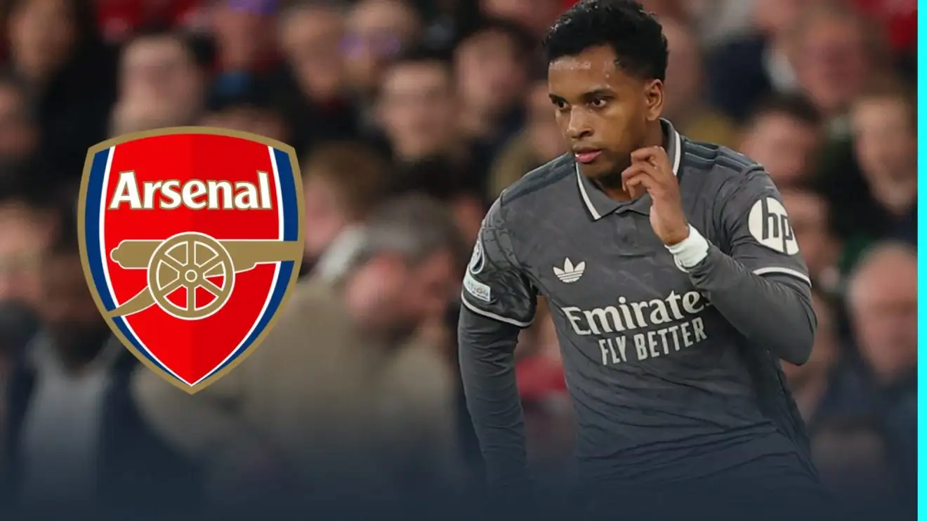 Arsenal 'interested' in Real Madrid superstar Rodrygo 1 Rodrygo wearing the Medley badge