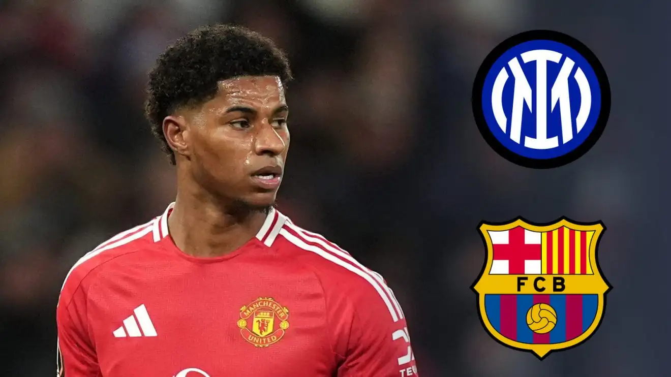 Inter Milan submit 'improved offer' for Man Utd star with Barcelona move 'at a standstill' 1 Individual Utd forward Marcus Rashford