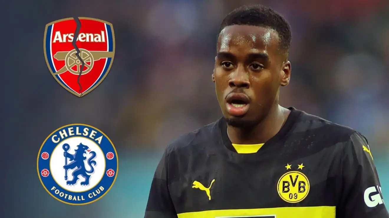 Chelsea transfer 'done imminently' despite Arsenal hijack with 'agreement in place' amid two big factors 1 Jamie Gittens with a hurt Conglomeration badge and also the Chelsea badge