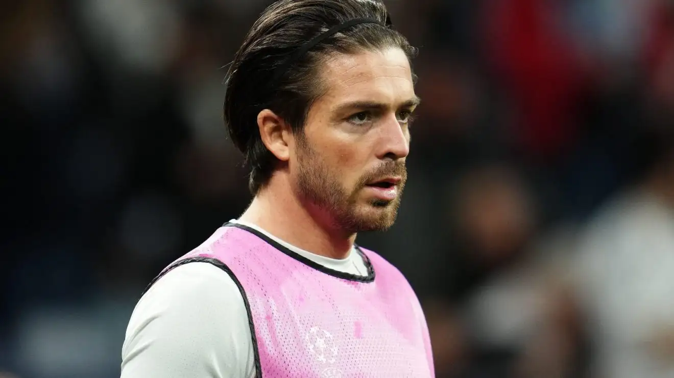 'Shock' Premier League club eye 'statement' Jack Grealish transfer 1 Jack Grealish warms upwards during a match