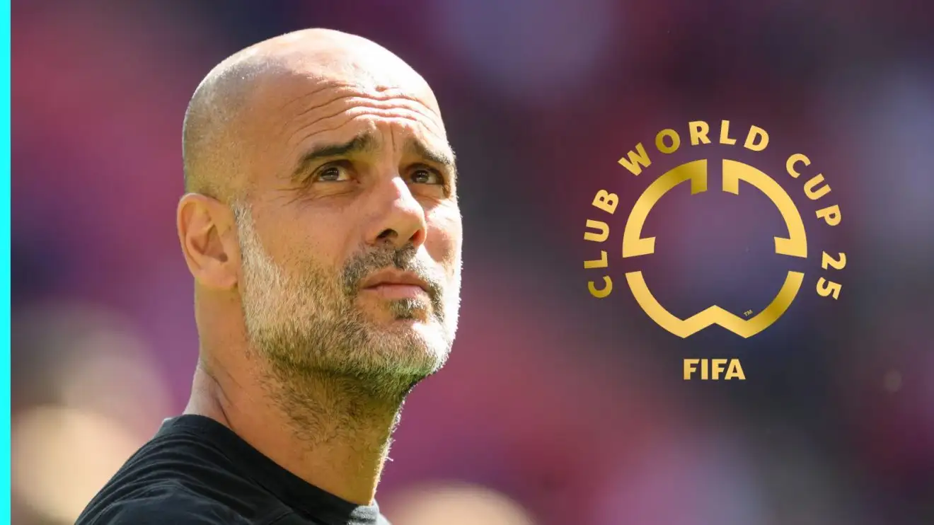 Pep Guardiola given chance at 'redemption' after Man City trophy-less season 1 Pep Guardiola and the Club Earth Cup logo incarnation