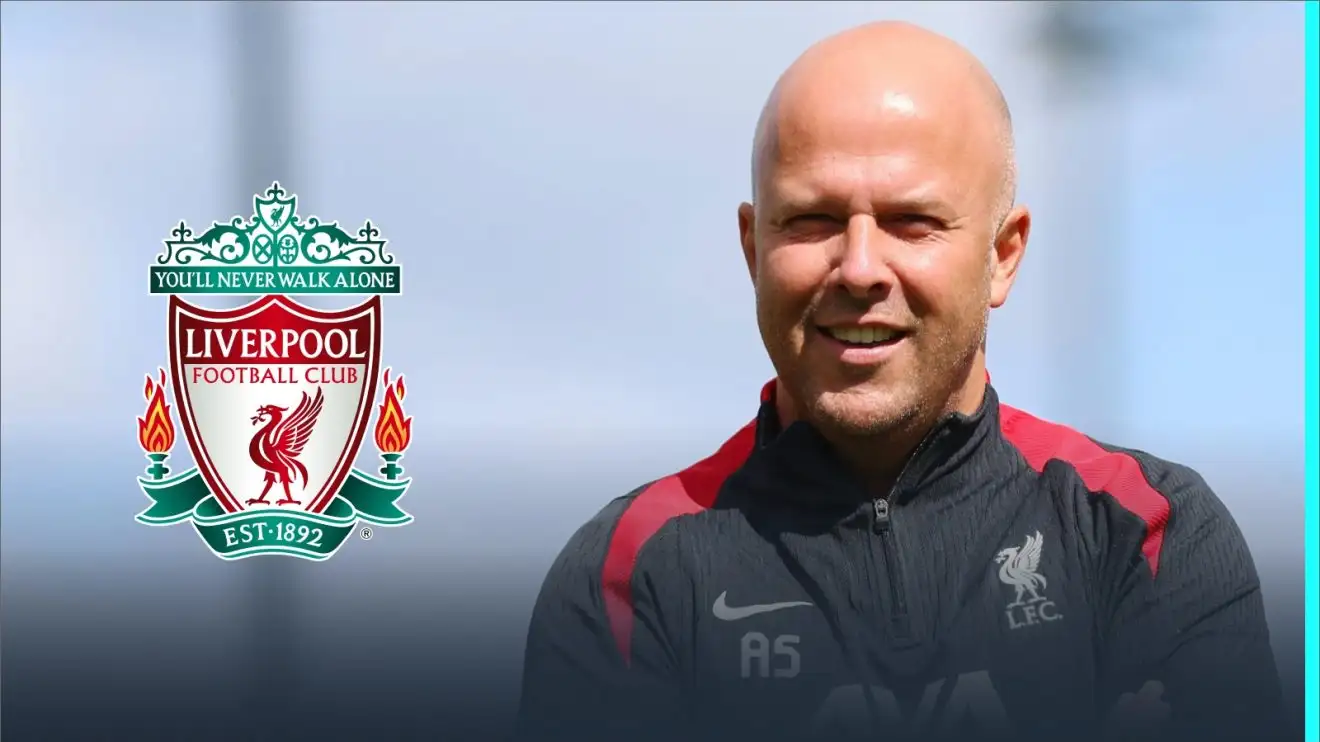 Liverpool make 'new move' for seventh signing as club 'informed' of decision amid Slot 'assurances' 1 Arne Slot as well as the Liverpool badge
