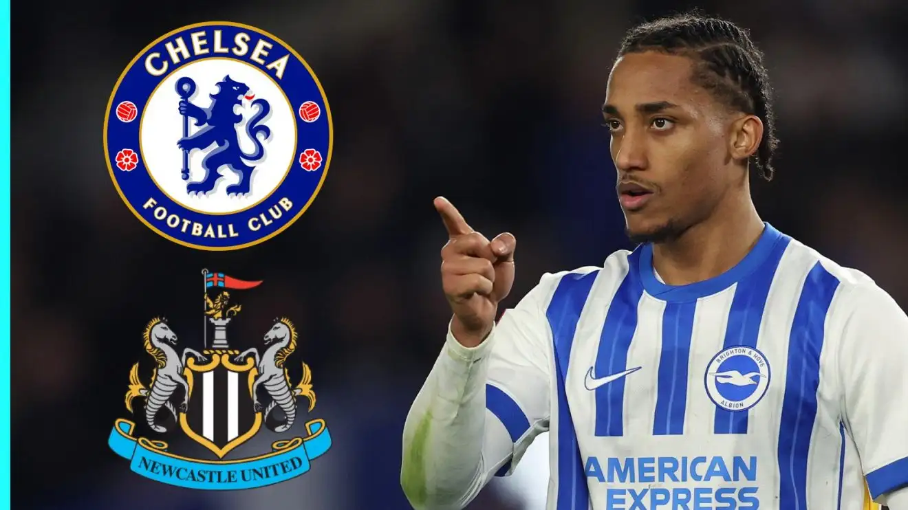 Chelsea set to gazump Newcastle with 'confirmed' interest in PL star 1 Joao Pedro with the Chelsea and Newcastle badges