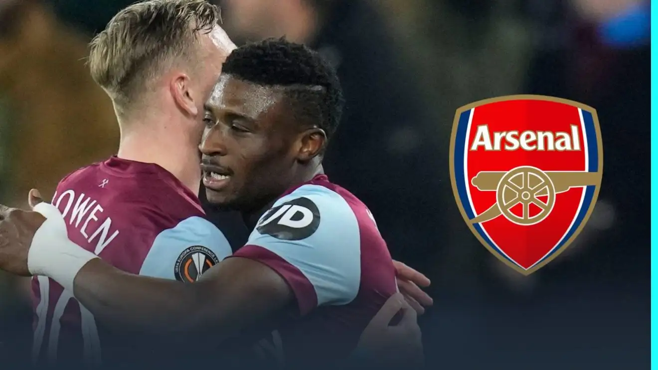 West Ham star caught in crossfire of north London’s eternal squabble 1 Mohammed Kudus by means of the System badge