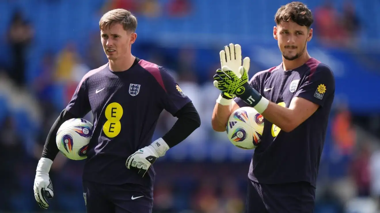 Newcastle have failed with £120m transfer bids this week 1 James Trafford and also Dean Henderson temperate up before a match