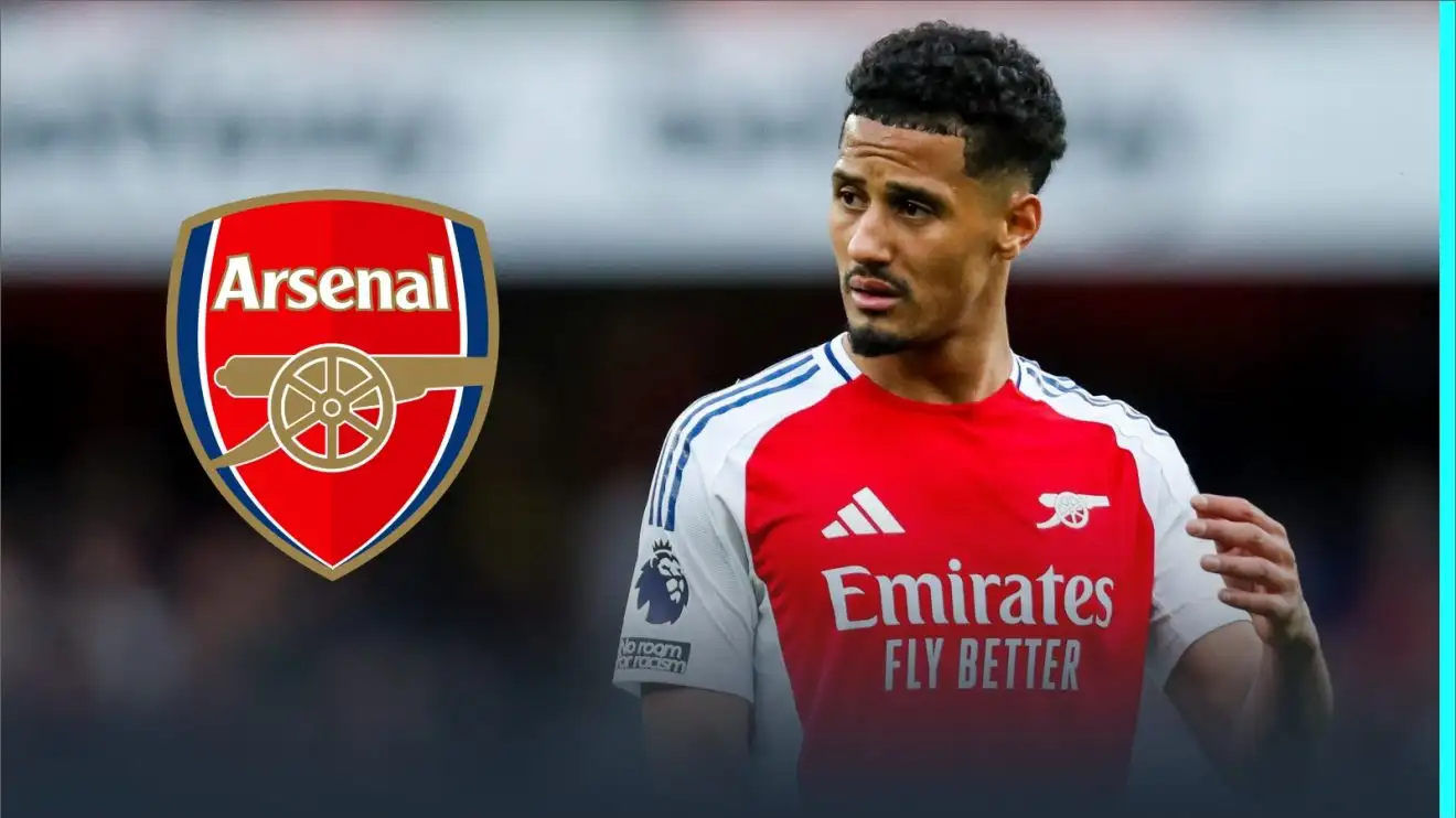 Arsenal: 'Very attractive' offer made to William Saliba as Real Madrid circle 1 The Arsenal badge and also William Saliba