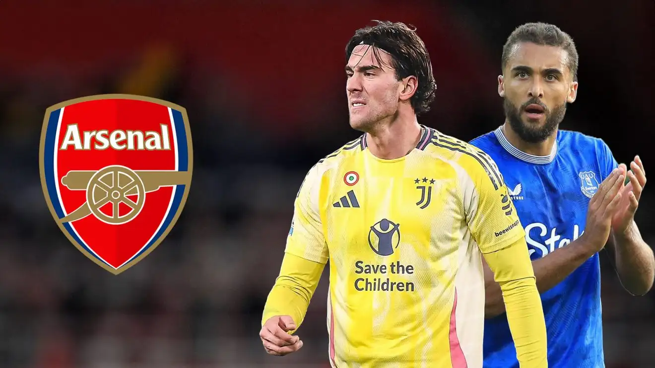 Man Utd 'begin talks' over swap deal but Red Devils 'are going to end up' free 1 Guy Utd send targets Dusan Vlahovic and also Dominic Calvert-Lewin