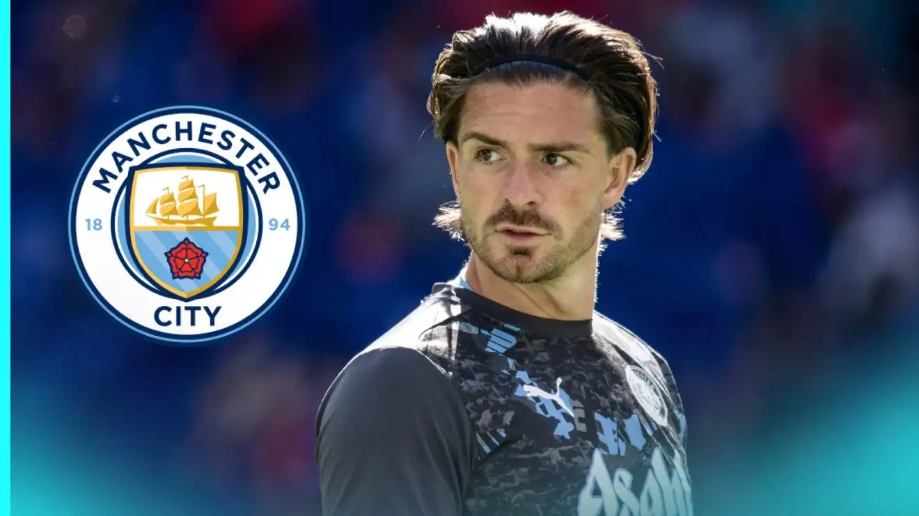 Man City: Jack Grealish offered 'plausible' route out with trio of clubs linked 1 Jack Grealish and also the Male City badge