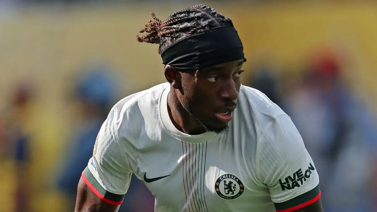‘Shocked’ ex-Arsenal man cites 'concerns about the future of Saka' after Madueke arrival 1 Chelsea forward Noni Madueke in reaction in advance of a glide to Toolbox