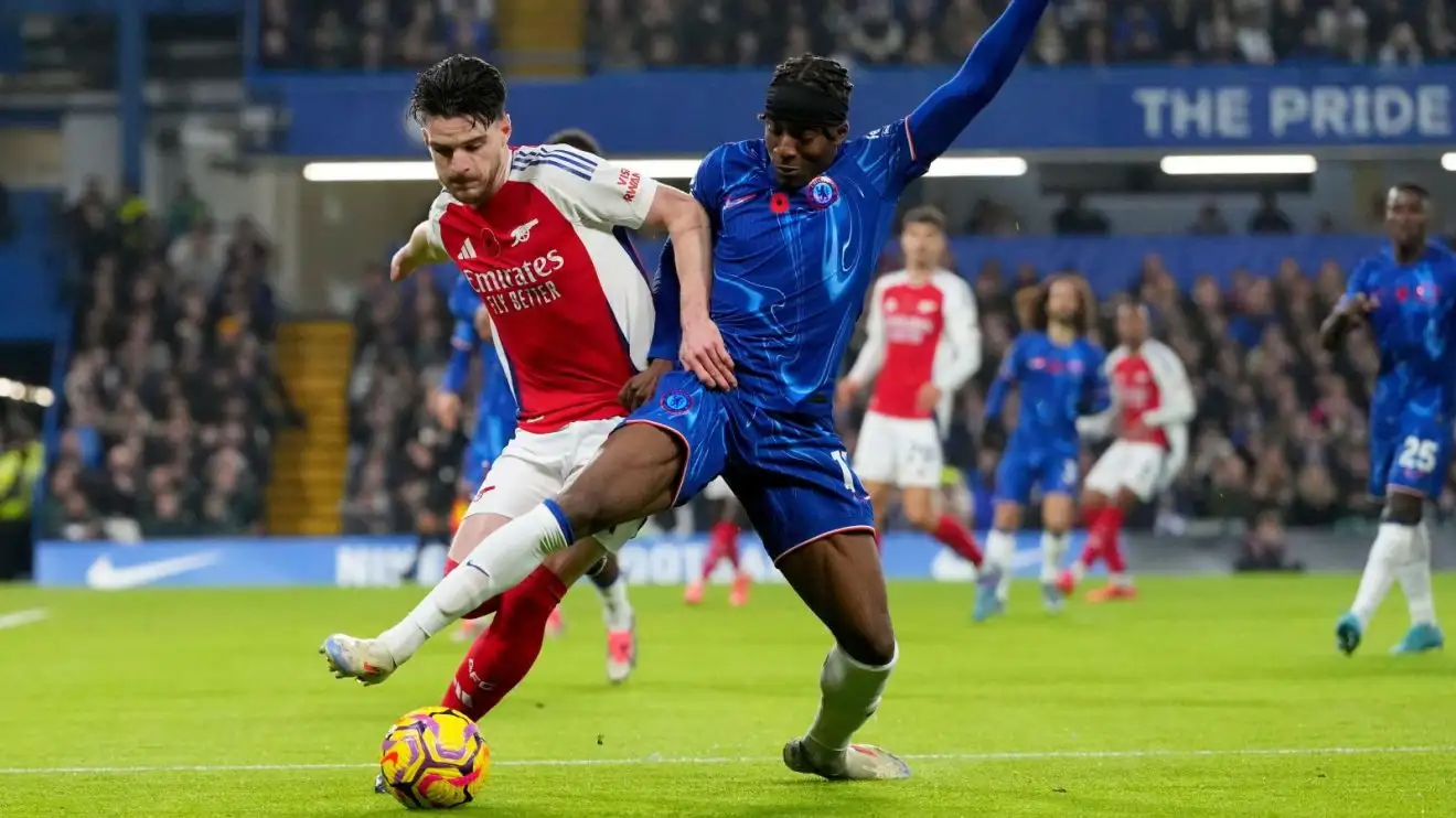 Declan Rice slams Arsenal fans over Noni Madueke abuse 1 Arsenal duo Declan Rice and Noni Madueke