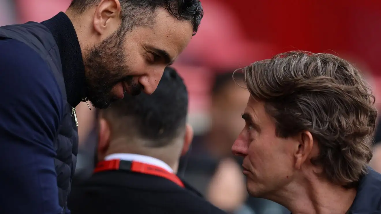 Man Utd fight Tottenham, Newcastle to 'bring' £26m striker back to England 1 Guy Utd peak doggie Ruben Amorim welcomes Thomas Frank