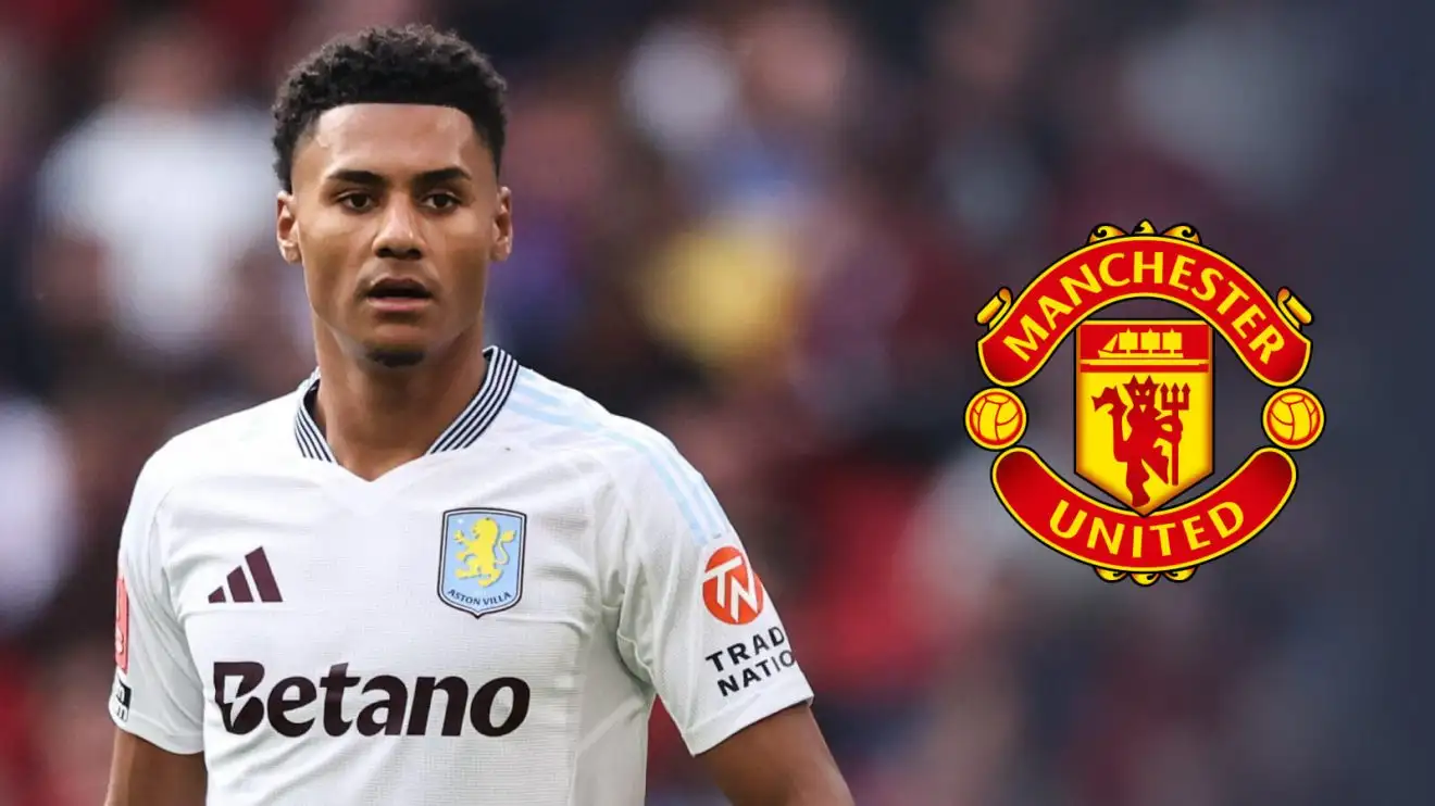 Man Utd stand accused of undervaluing Ollie Watkins 1 Ollie Watkins through the Guy Utd badge.