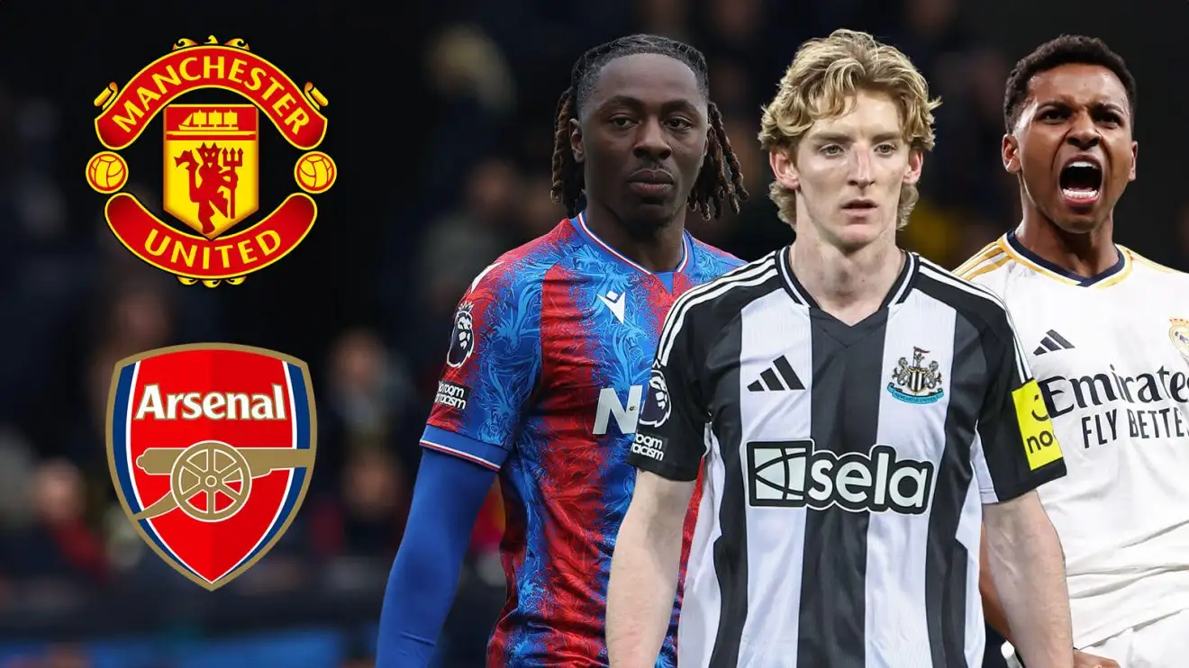 La Liga star rejects Man Utd as Arsenal 'distance' themselves from deal to focus on two PL stars 1 Guy Utd transmit target Rodrygo, Eberechi Eze and Anthony Gordon have with one voice been connected via Medley