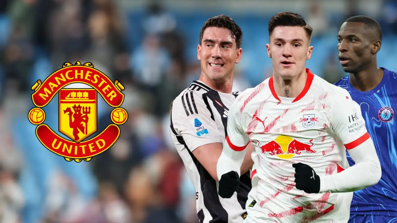 Man Utd 'offered' two Sesko alternatives after Newcastle strike 'crushing' blow 1 Guy Utd send targets Benjamin Sesko, Dusan Vlahovic and also Nicolas Jackson