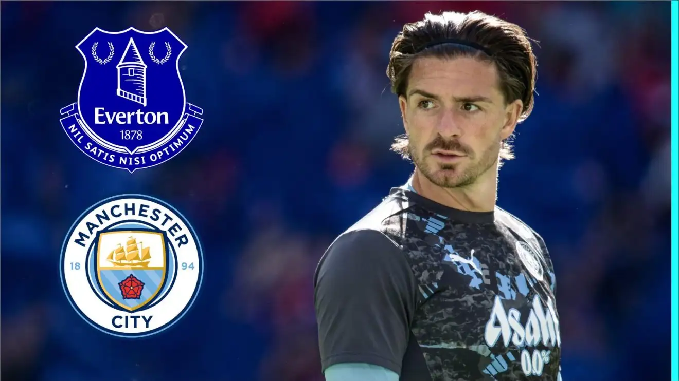 Man City make Jack Grealish demand as Everton seek to finalise loan deal 1 Jack Grealish with the Male Municipal township and Everton badges