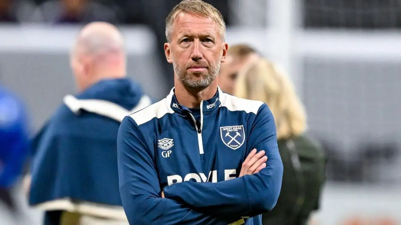 West Ham slammed for 'disgraceful' conduct with player 'left in limbo' 1 West Pork United head train Graham Potter aesthetics on