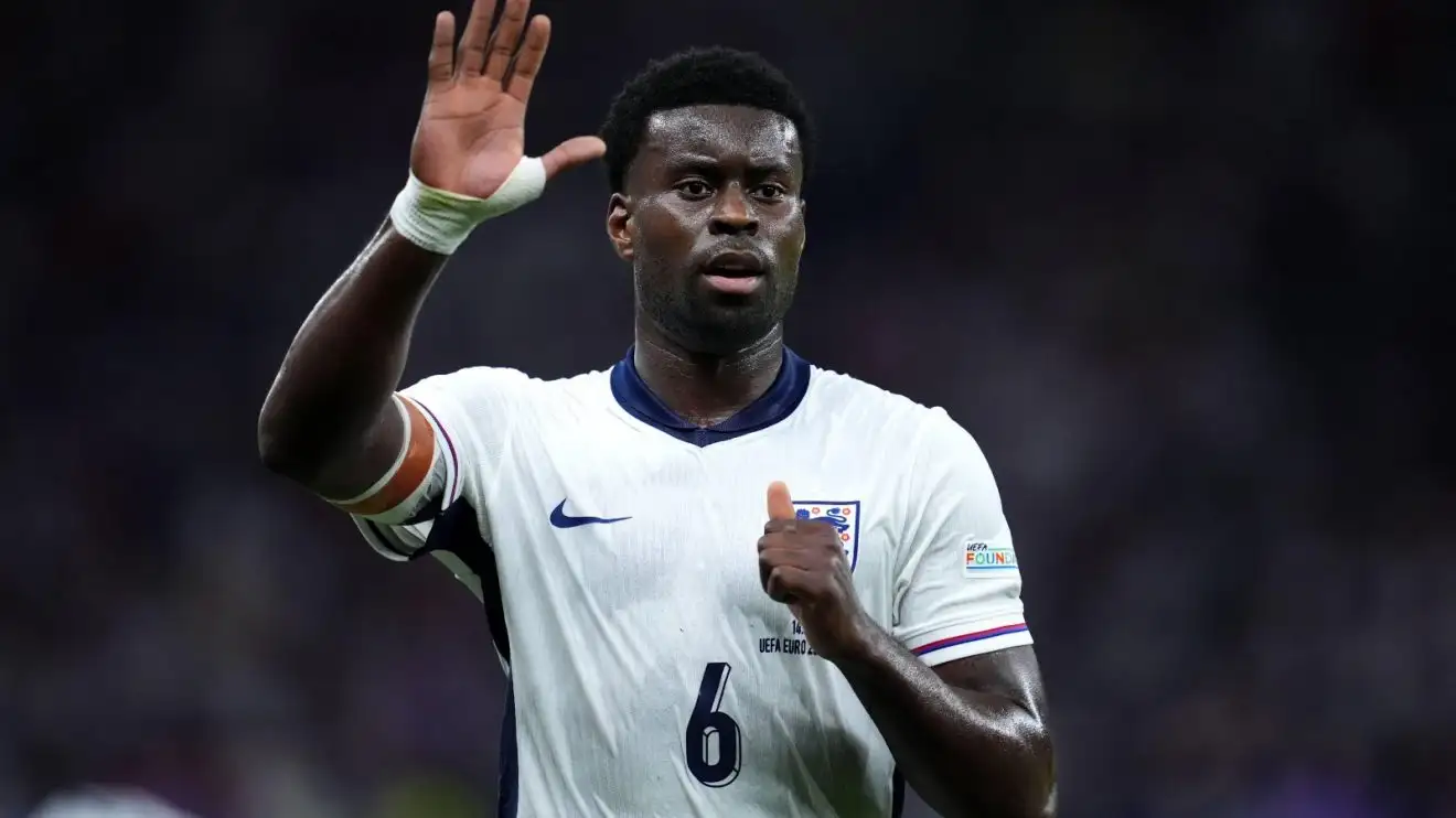 Liverpool 'favourites' to sign Newcastle target Marc Guehi 1 Liverpool target Marc Guehi gestures during a match for England