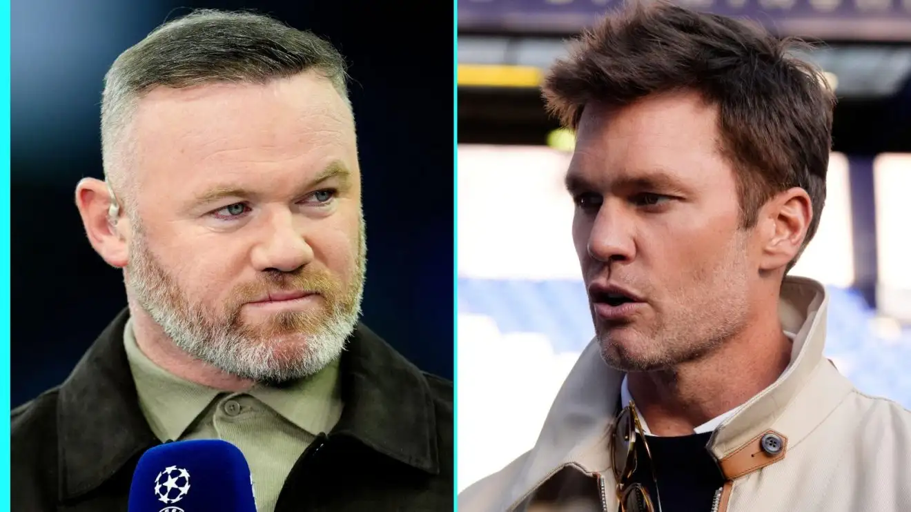 Wayne Rooney hits back at 'doesn't understand football' Tom Brady 1 Wayne Rooney and Tom Brady