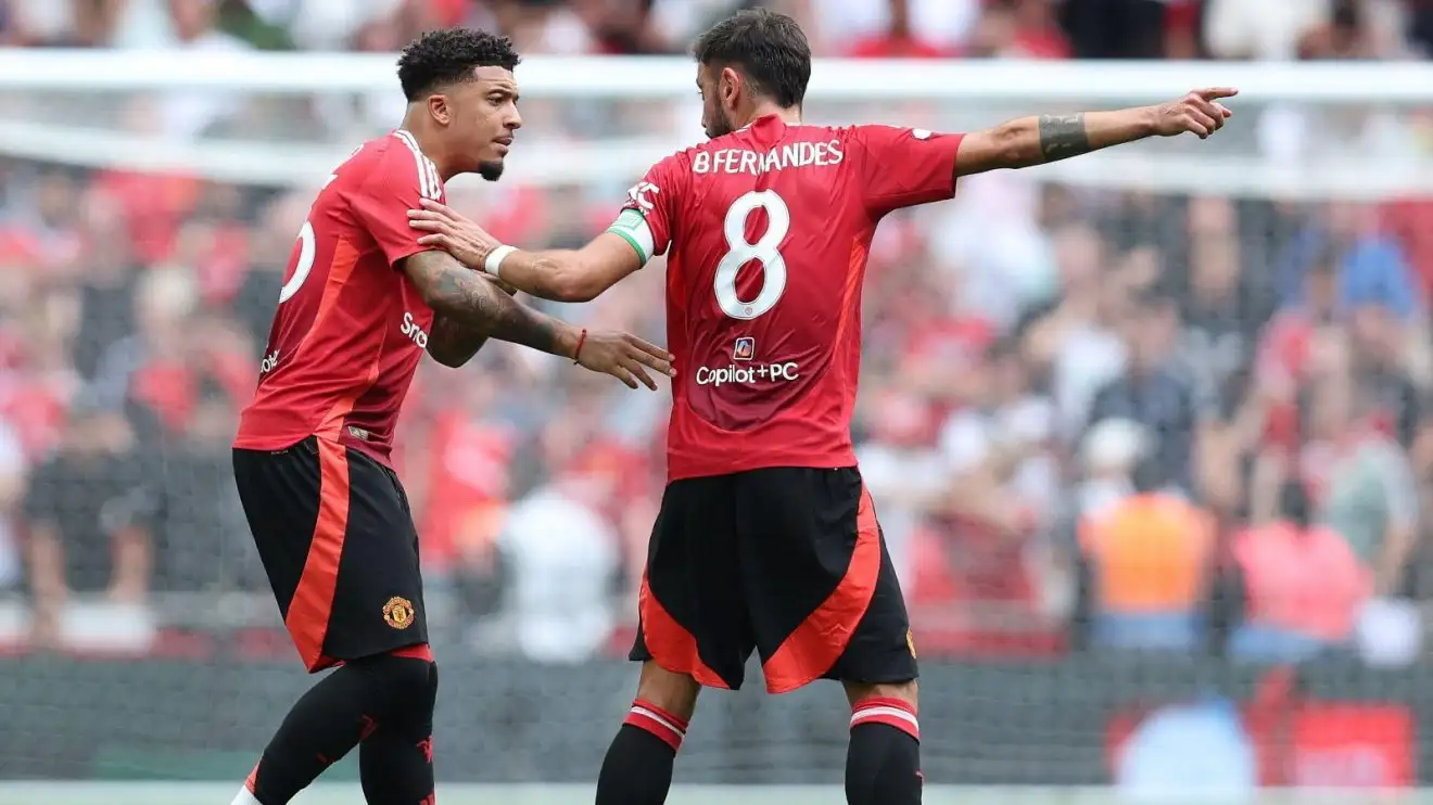 Man Utd receive '£20m offer' for Sancho as club balance Bailey chase 1 Dude Utd gamers Jadon Sancho and also Bruno Fernandes throughout a suit