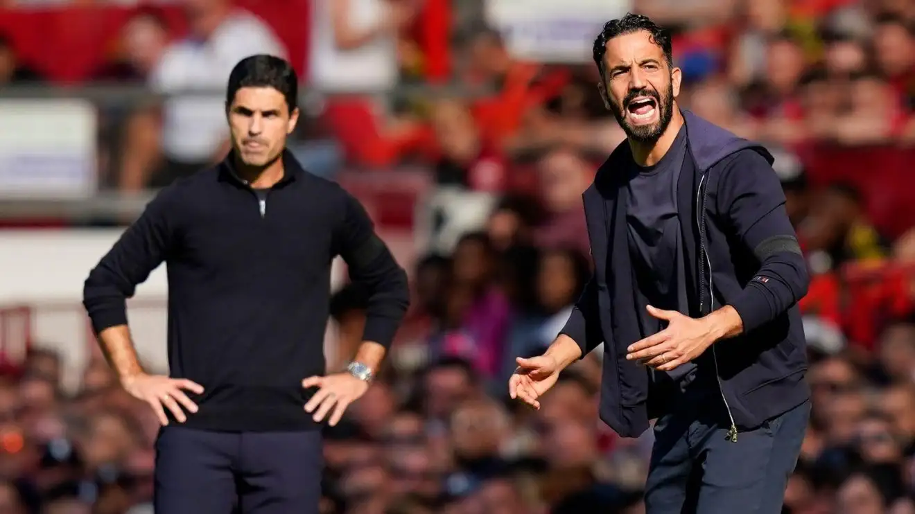 Amorim Arteta Man Utd