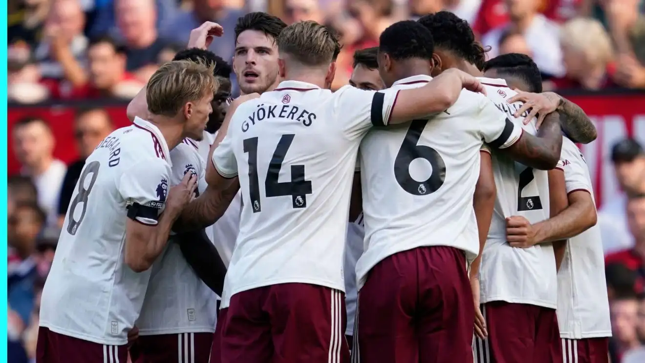 Arsenal urged to drop one star after Man Utd win for 'best in the PL' replacement 1 The Arsenal crew throughout their gallery versus Manchester Joined.