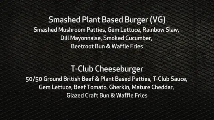 Spurs menu