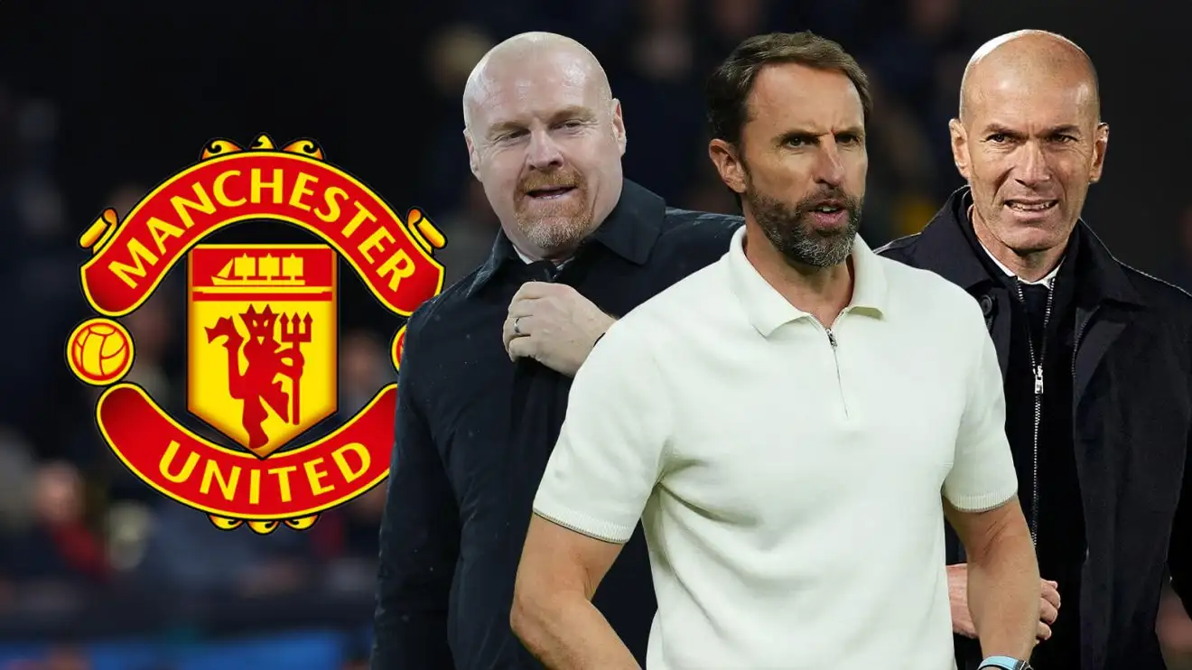 Zidane among 9 managers touted Man Utd with Ruben Amorim facing sack 1 The Manchester Joined badge via Dyche, Southgate and Zidane.