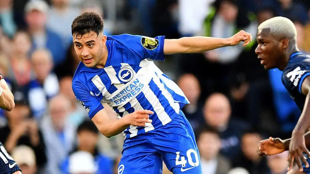 Leeds have dropped the ball with Buonanotte... but who has hijacked it? 1 Brighton midfielder Facundo Buonanotte in responses against Chelsea