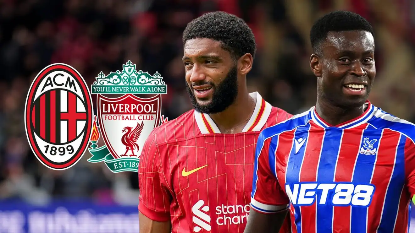 AC Milan 'send official offer' for Liverpool star as Crystal Palace issue counter-offer for Guehi 1 Liverpool send target Marc Guehi and also Joe Gomez