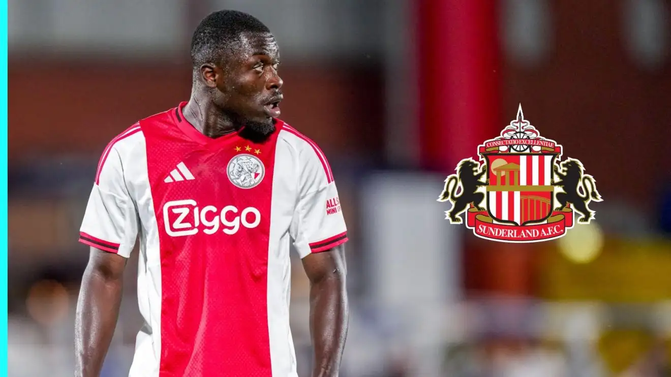 Sunderland close in on double deal with Guiu replacement set to be star Man Utd 'wanted' 1 Brian Brobbey tinkering for Ajax next off to the Sunderland badge