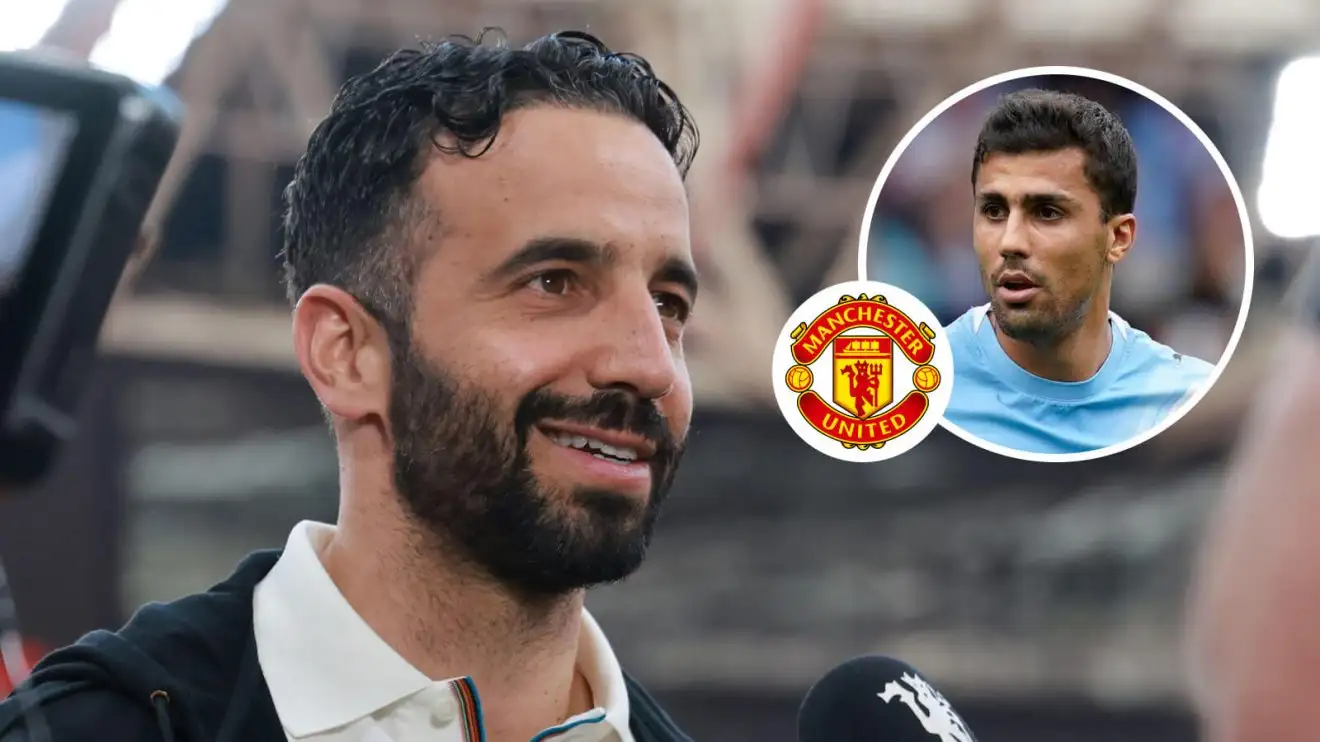 Ruben Amorim told to reshape Man Utd centre-back into 'Rodri-esque' star to 'plug a gap' 1 Individual Utd top pooch Ruben Amorim and Rodri