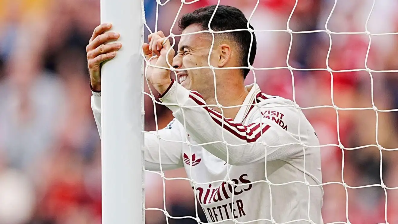 Arsenal open to selling Arteta favourite after Berta 'reassessed his place in the squad' 1 Arsenal winger Gabriel Martinelli visual allures dejected throughout a match