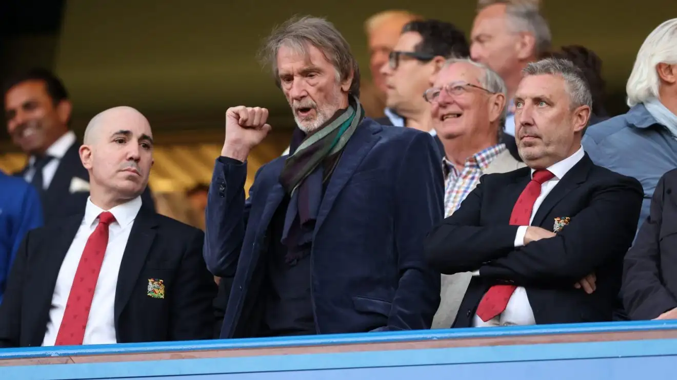 Man Utd flop 'surprised' as Ratcliffe 'supports decision' to offload him amid player 'distraction' fears 1 Person Utd owner Sir Jim Ratcliffe, Omar Berrada and also Jason Wilcox throughout a match