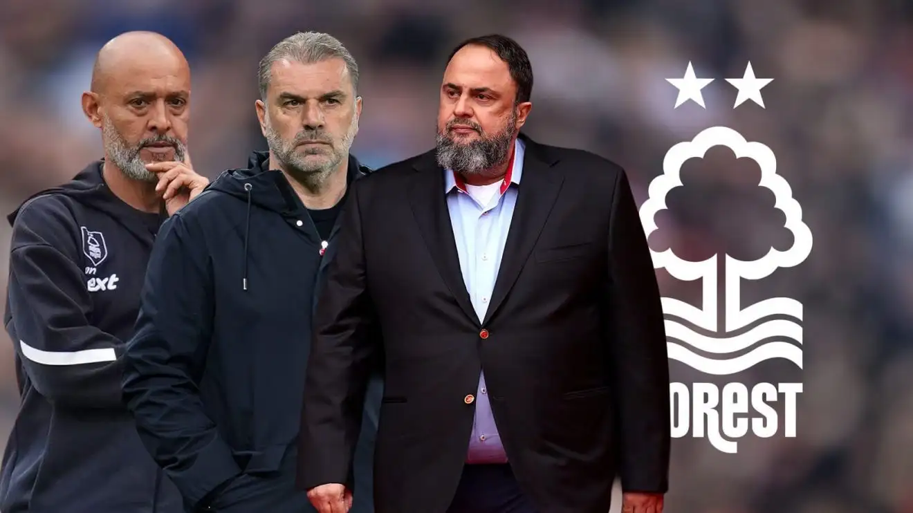 Pearce's one Postecoglou 'worry' is tip of the iceberg for Forest 1 Nuno Espirito Santo, Marinakis, Postecoglou as well as the Nottingham Timberland badge