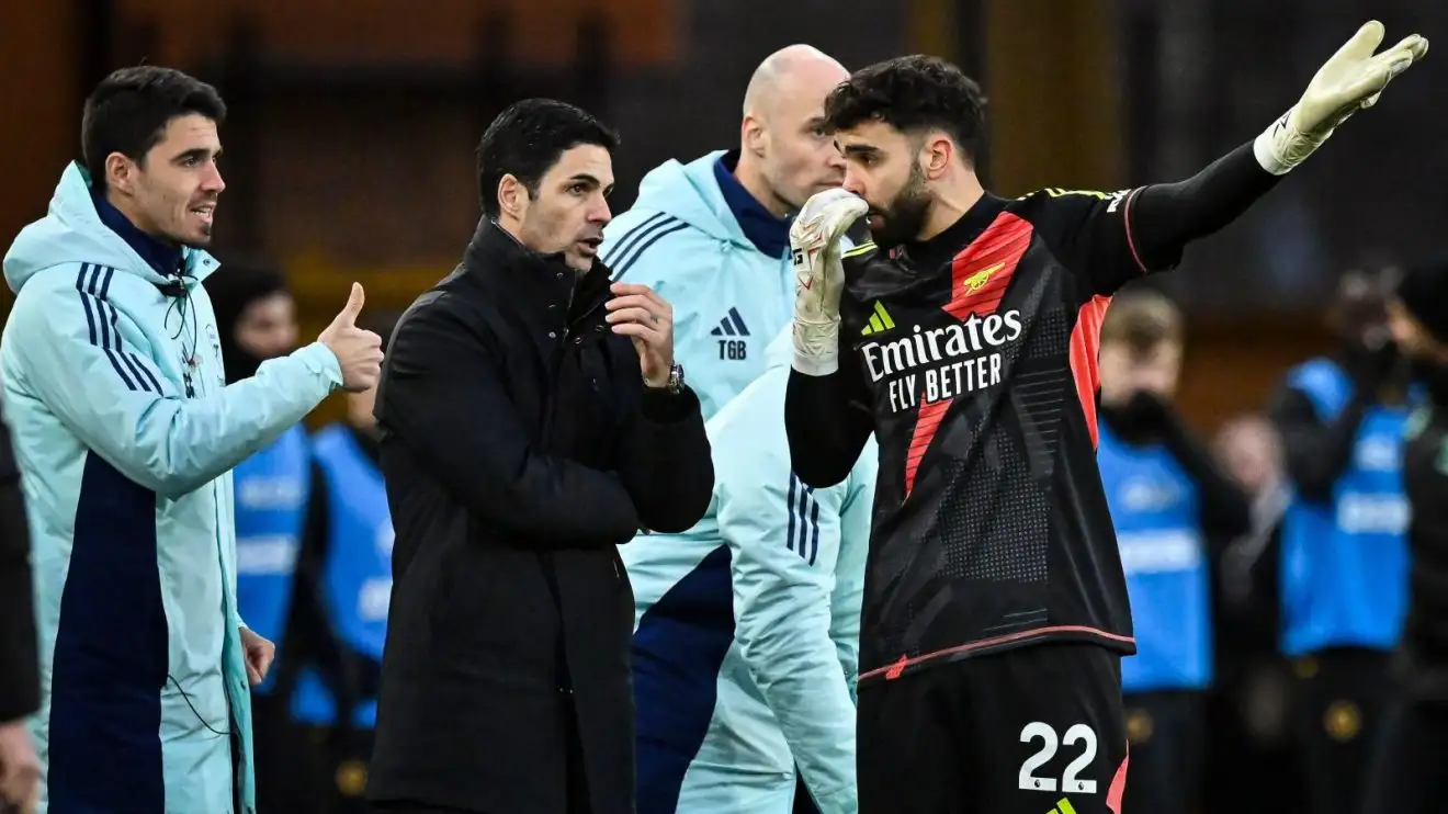 You hammered me for signing David Raya, but he's been incredible for Arsenal - Arteta 1 Arsenal boss Mikel Arteta speaks to David Raya