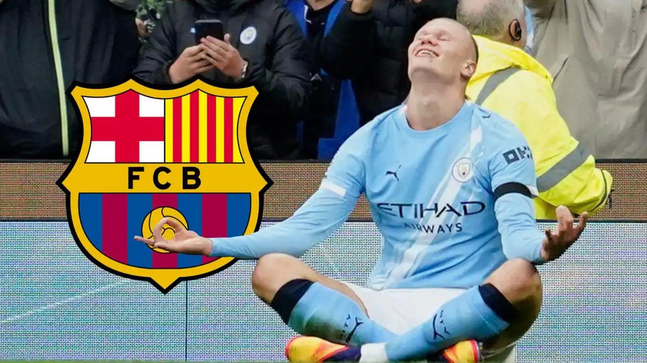 Haaland is Laporta's 'obsession' with 'optimistic' Barcelona 'clear' Man City star is 'destined' for Camp Nou 1 Male Metropolitan enfranchisement striker Erling Haaland