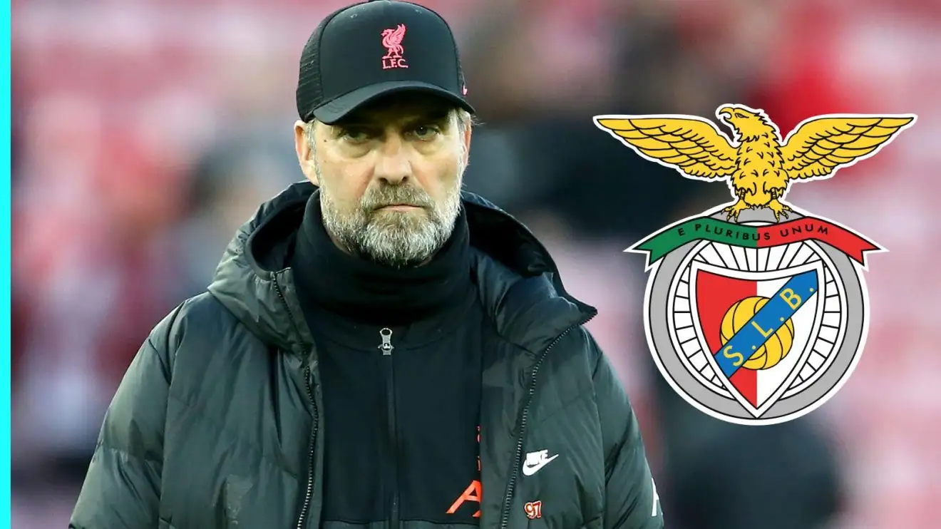 Benfica candidate outlines five-year Jurgen Klopp plan to win Champions League 1 Jurgen Klopp using the Benfica badge