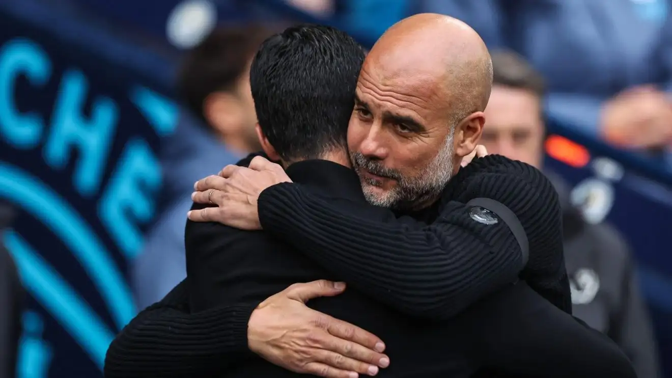 Guardiola teases 'if Arteta wins title it's because he spent money' ahead of Arsenal vs Man City 1 Pep Guardiola and Mikel Arteta in advance of Medley vs Male Metropolitan gap