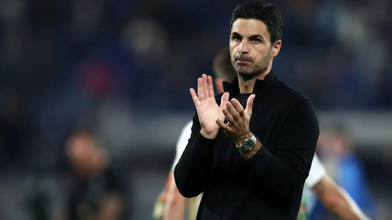 Mikel Arteta slammed for playing like Man City, Liverpool will 'hand Premier League title to Arsenal' 1 Arsenal manager Mikel Arteta prayers the fans