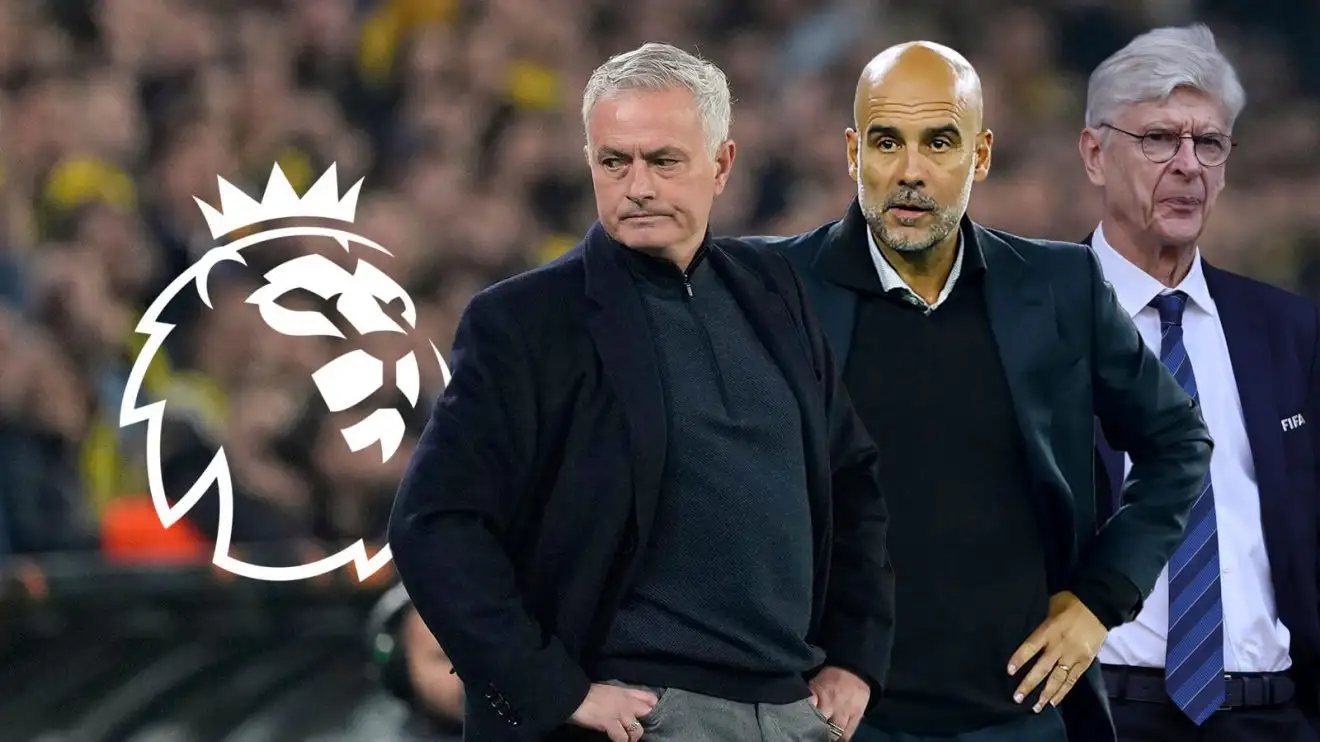 Pep Guardiola 'in danger' AND 'at risk' 1 Pep Guardiola. Jose Mourinho and also Arsene Wenger.