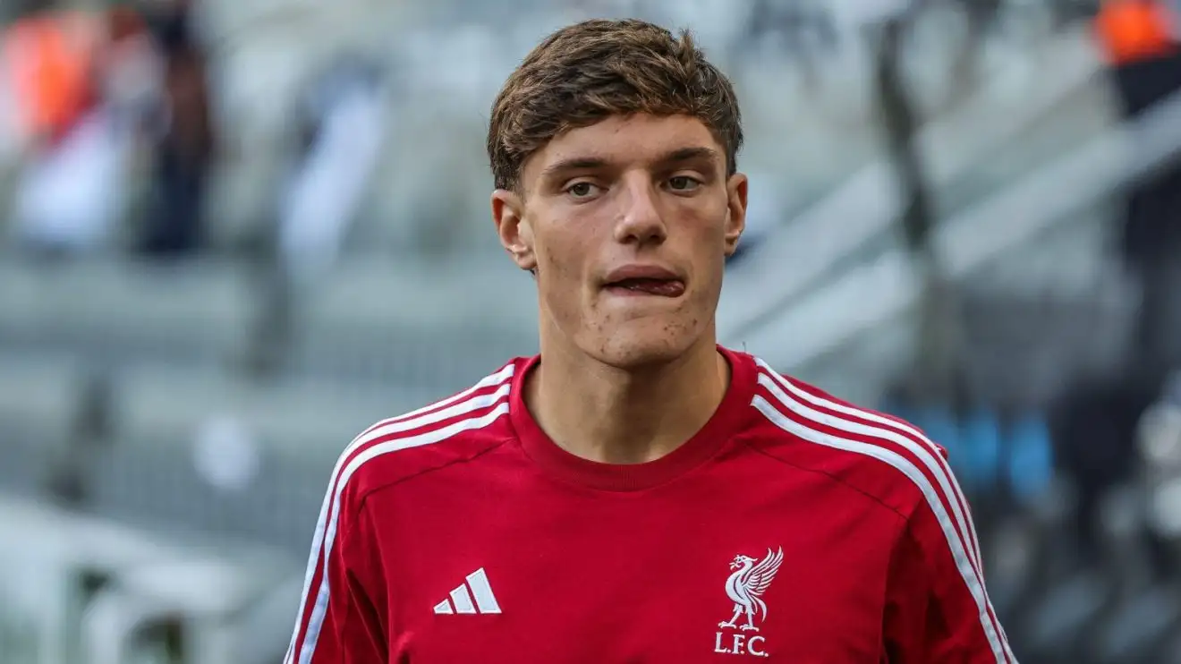 Liverpool defender Giovanni Leoni