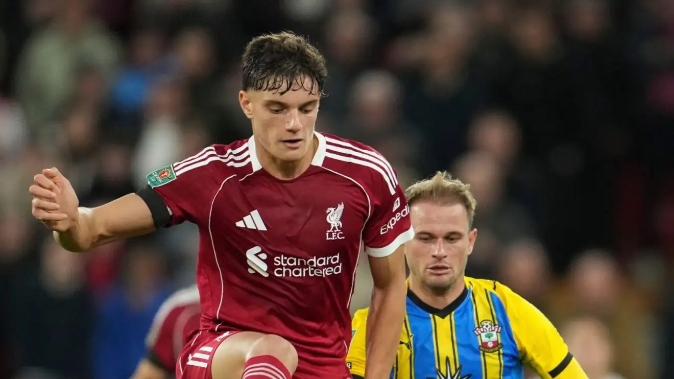 ACL suspicions emerge for Liverpool star as Slot gives Leoni update after horror injury 1 Liverpool defender Giovanni Leoni