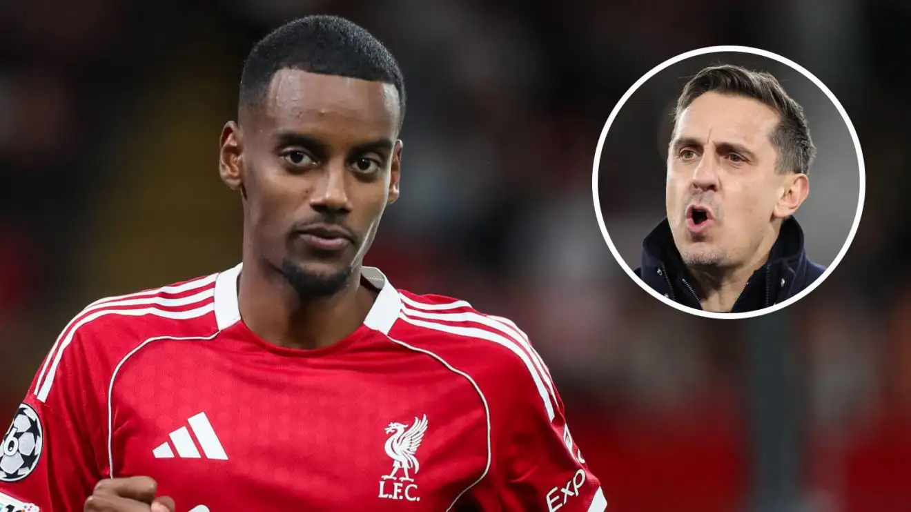Liverpool: Neville aims thinly-veiled jab at Isak in Palace prediction 1 Isak Neville Liverpool
